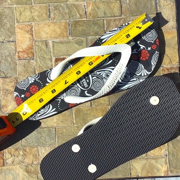 Havaianas White Thong Flip Fop Sandal Size  7/8 - Picture 8 of 8